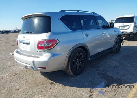 2018 Nissan Armada Platinum from USA, damaged, VIN JN8AY2NF4J9331493